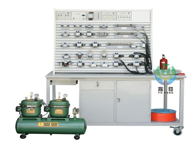 qpc-11-t铝槽式铁桌单面单套气动plc控制实验台   二,产品概述   气动
